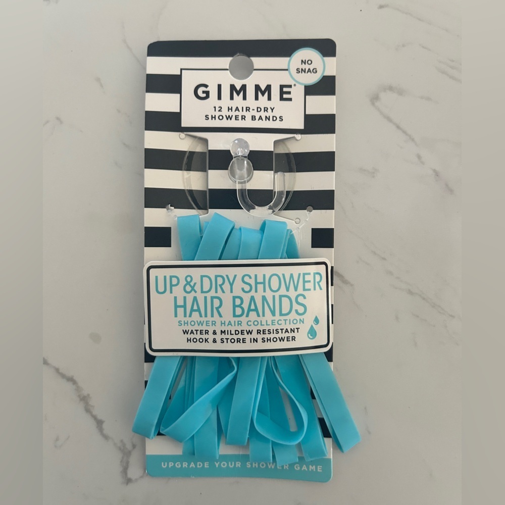 GIMME Up & Dry Shower Hair Bands – 12-Pack - NWT - Picture 3 of 5